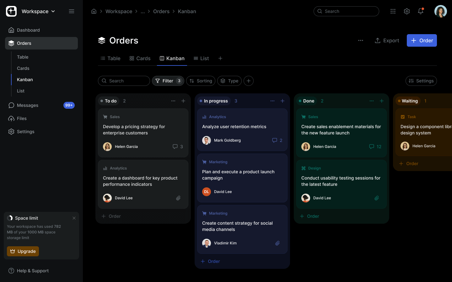 Glow UI Login Template